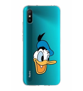 Xiaomi Redmi 9A Uyumlu Kapak Donald Duck Tasarımlı Şeffaf Silikon Kılıf