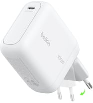 USB-C Fiş Tipi Şarj Cihazı 100 W, GaN Kompakt ve Katlanabilir Fişli Şarj Cihazı, iPhone 17, Samsung Galaxy S26, Pixel 10, AirPods, Tablet, MacBook, Chromebook için Hızlı Şarj, Beyaz