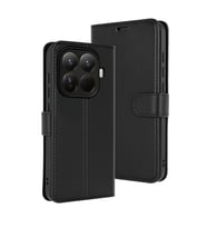 Xiaomi Mi 15t Pro Trend S Plus Kapaklı Kılıf - Siyah