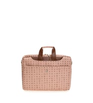 Bilik Deri Monogram Pembe-Taba Unisex Laptop & Evrak Çantası BRIEFCASE-MN