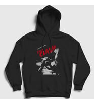 Presmono Unisex Siyah London Calling The Clash Kapüşonlu Sweatshirt 384120tt