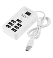 Fully S-802J 7 Port USB 2.0 Anahtarlı ve 1 Metre Kablolu Hub Çoklayıcı