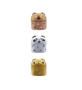 MİKRO MK-6405 CUTE FRIENDS METAL ÇİFT DELİKLİ HAZNELİ KALEMTIRAŞ -TEKLİ