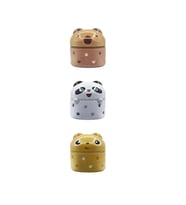 MİKRO MK-6405 CUTE FRIENDS METAL ÇİFT DELİKLİ HAZNELİ KALEMTIRAŞ -TEKLİ