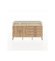 Kronos Konsol 5 Raflı 4 Çekmeceli 2 Kapaklı 176x59x99 Aytaşı-Çam