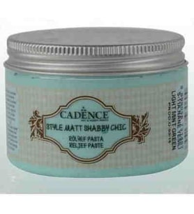 Cadence Style Matt Shabby Chic Rölyef Pasta SR-11 AÇIK NANE YEŞİLİ 