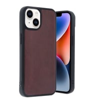 Apple İphone 14 Kılıf Aras Deri Kapak - Bordo