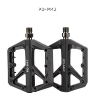 Promend Renkli Platform Pedal MTB Freeride Kaymaz Rulmanlı Plastik Pedal Ultra Hafif Siyah Renk (Yeşil)
