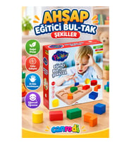 ONY-389 Ahşap Eğitici Bultak Şekiller PlayWood