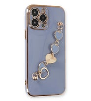 iPhone 14 Pro Max Kılıf Esila Silikon - Gri