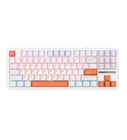 AULA F87 Pro White Blue LEOBOG Nimbus V3 Switch RGB Kablosuz Hotswap Mekanik Gaming Klavye