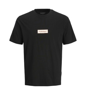 Jack & Jones 12273182 Jorsplit Fakestitch Siyah Tişört