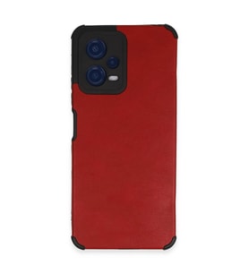 Xiaomi Redmi Note 12 5g Kılıf Loop Deri Silikon - Kırmızı