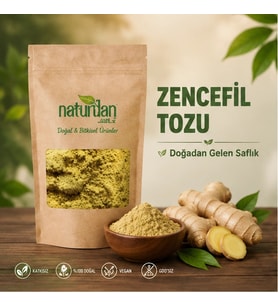 Zencefil Öğütülmüş Toz Doğal 1 Kg