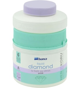 Liquid Diamond Sıvı Elmas Parlak Çift Bileşenli Su Bazlı Vernik 600ml