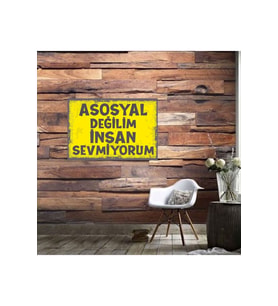 Ahşap Retro Mdf Poster , Komik Sözler , Duvar Yazıları , Manzara ,  Tarih , Edebiyat - Tbl0612