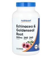 Nutricost Echinacea & Goldenseal Root, 500mg, 240 Capsules.40.