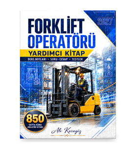 FORKLİFT OPERATÖRÜ SINAVINA HAZIRLIK SETİ ( 2 KİTAP )