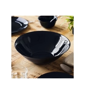 CARİNE SİYAH BOL KASE 27 CM
