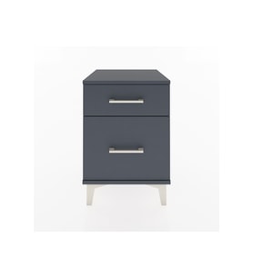 Hyperion Komodin 2 Çekmeceli 44x44x64 Antrasit-Antrasit