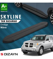 S-Dizayn Dodge Nitro Skyline Siyah Yan Basamak 153 Cm 2007-2012 A+ Kalite