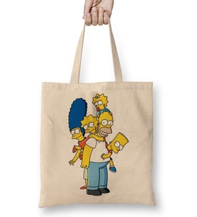 Familia Simpsons Bez Çanta Uzun Saplı