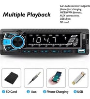 Maxessa Bluetooth Oto Teyp 2xUSB Mp3 Çalar Aux ve Uzaktan Kumanda ile