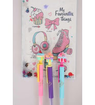 DEKOMUS İLE ÖZEL TASARIM TEKLİ CUPCAKE BAŞLIKLI 0.7 MM VERSATİL UÇLU KALEM