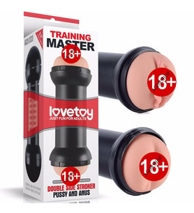 Training Master Çift Girişli Anüs Vajina Masturbator
