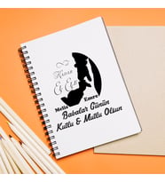 Babalar Günü ( Sonsuza Kadar El Ele ) Tasarımlı Defter Kişiye Özel