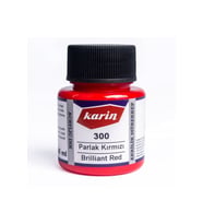 Hat Mürekkebi-kaligrafi Mürekkebi-akrilik Mürekkep Parlak Kırmızı 300-45ml (Çok Renkli)