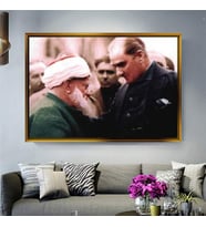 Altın Çerçeveli dekoratif tablo a1099 (Gold)