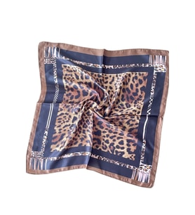 Saten Bandana Saten Fular Saten Çanta Aksesuarı Özel Desen Bandana 45X50 Cm