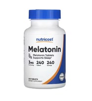 Nutricost, Mela/tonin, 3 mg, 240 Tablets.33.