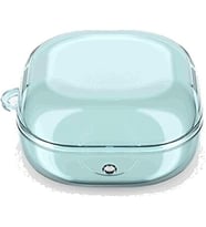 Samsung Galaxy Buds FE İle Uyumlu Renkli Silikon Kancalı Kılıf (turkuaz pembe)
