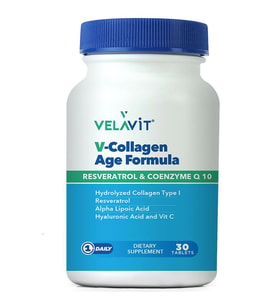 Velavit V-Collagen Age Formula Takviye Edici Gıda 30 Tablet