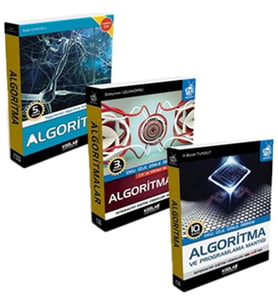 Algoritma Eğitim Seti (3 Kitap Takım) (Krem)