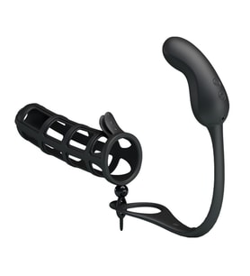 ETSMagaza Penis Kılıflı USB Şarjlı Titreşimli  Plug