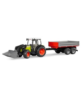 Bruder Claas Nectıs 267F Traktör ve Römork Oyuncak (Yeşil)