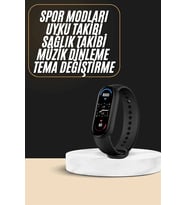 Mey İthalat® Akıllı Bileklik Android İos Uyumlu Bildirim Çağrı Görme Spor Takibi