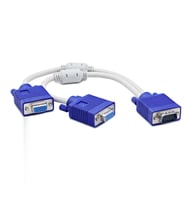 pilelistore Vga To 2 * Vga F Y Kablo 30Cm Beyaz HDX7753