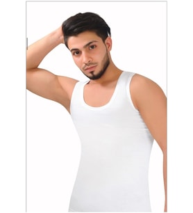 Beyaz Penye 6'lı Erkek Atlet-SİSMEN02