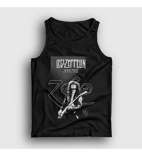 Presmono Unisex Siyah Jimmy Page Led Zeppelin Atlet 430991tt