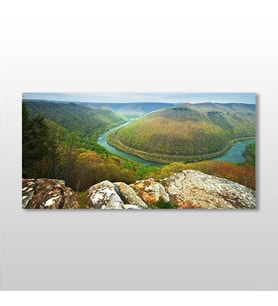Vadi Kanvas Tablo 80x40cm (Karışık)