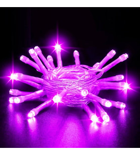 13 METRE MOR ULTRA CANLI NET IŞIK MOR LED IŞIK SABİT YANAR MOR FİŞLİ 220VOLT MOR YILBAŞI AĞACI IŞIĞI
