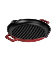 Lava Lv Eco Gt 30 T5 Bordo Yuvarlak Döküm Demir Izgara Tava 30 Cm (Siyah)
