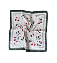 Saten Bandana Saten Fular Saten Çanta Aksesuarı Özel Desen Bandana 45X50 Cm