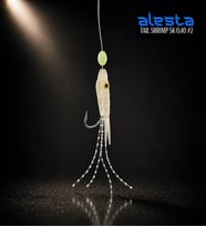ALESTA TAIL SHRIMP RIG X0284 6 KÖSTEK HAZIR TAKIM 0.35MM NO:4 İĞNE
