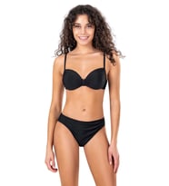 Endeep Kadın Destekli Dokulu Siyah Bikini Takımı