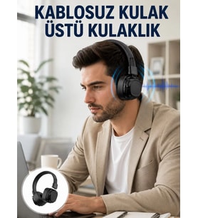 Northcity Yeni Nesil Kablosuz Bluetooth Kulaklık - Uzun Pil Ömrü ve Mükemmel Ses Kalitesi
